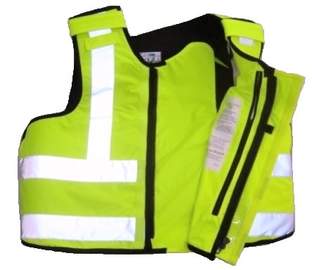 Prophete Gilet de vélo Jaune fluo T. XL