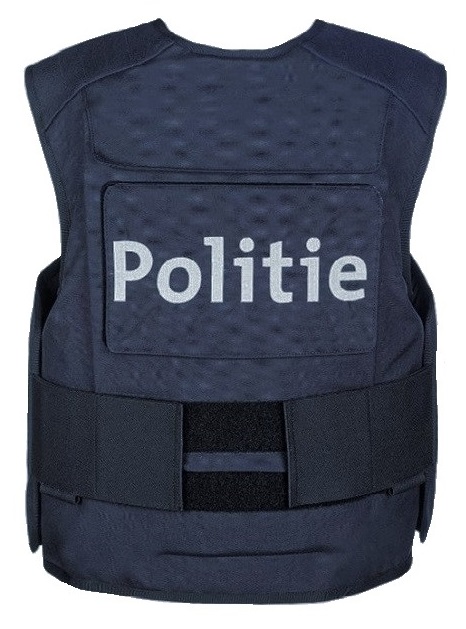 HO1-KR1 Molle Lokale Politie kogelwerende vest CAST 2017 blauw