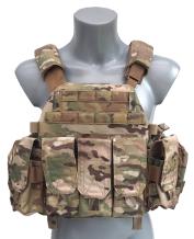 DCS 5.56 Multicam klasse 4  plate carrier gesloten flap Stand Alone