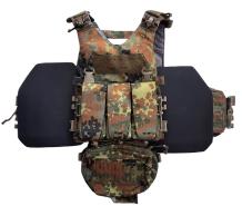 Flecktarn Plattenträger Klasse 4 Aktiv-Set SK4