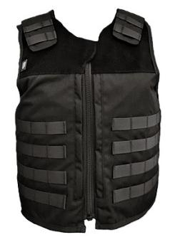 Heracles Molle black outer cover for bulletproof vest