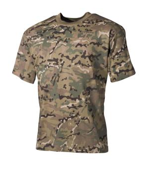 T-shirt militaire enfant camouflage multi-terrain 140-145 g/m²