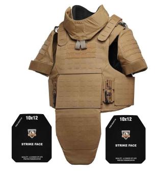 Complete 4 SA FRAG scherfwerende vest coyote PGD kogelwerend