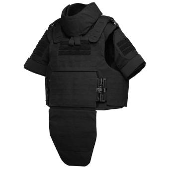 Complete 3a FRAG scherfwerende vest zwart PGD kogelwerend