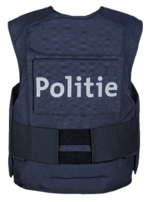 HO2-KR1-SP1 Molle kugelsichere Weste der örtlichen Polizei, blau