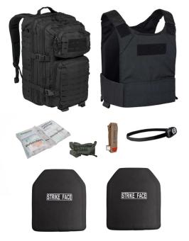 Basic emergency kit war shooting terror attack bulletproof vest class 4