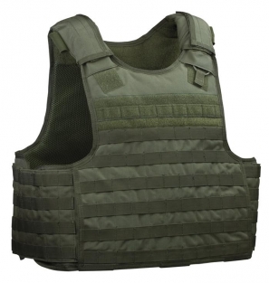 QPC Oliv 2 plates NIJ-4-Stand Alone plate carrier