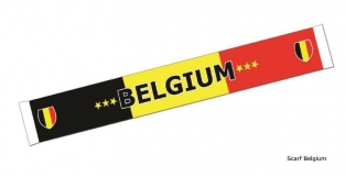 België sjaal rood - geel -zwart.