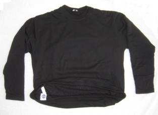 Cut resistant T-shirt / Cool-Cutyarn-Polyester / Long sleeves / Black VBR-Belgium