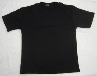 Cut resistant T-shirt / Coolmax-Cutyarn-Polyester / Short sleeves / Black