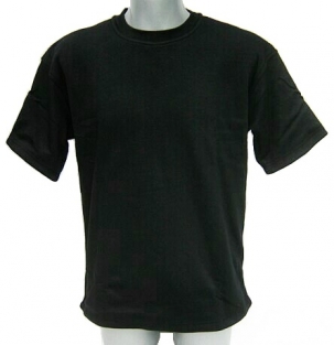 Schnittschutz T-Shirt /  Coolmax-Cutyarn-Polyester / Kurzen Ärmel  / Schwarz