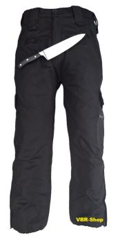 Pantalons de combat anti-coupures hydrofuge Coton-Spectra Noir VBR-Belgium