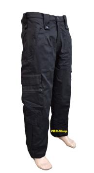 Pantalons de combat anti-coupures hydrofuge Coton-Spectra Noir VBR-Belgium