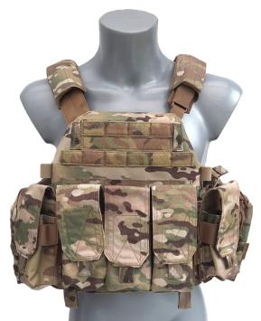 DCS 5.56 Multicam klasse 4  plate carrier gesloten flap Stand Alone