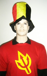 Mega High Hat black-yellow-red