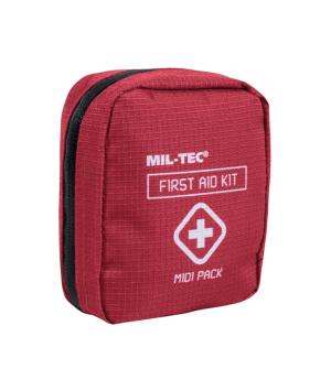 Midi EHBO kit rood voor onderweg noodpakket