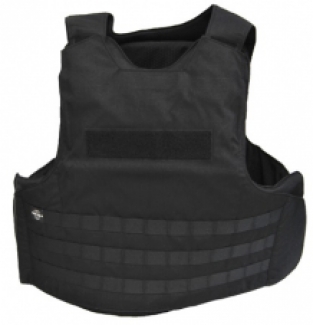 Rhino™ NIJ-3A(04) black tactical bulletproof vest