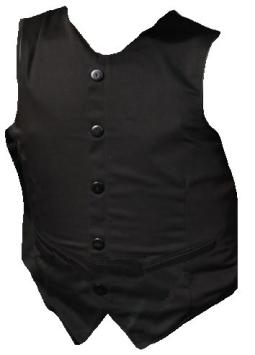 Executive bulletproof costume waistcoat NIJ-2 black