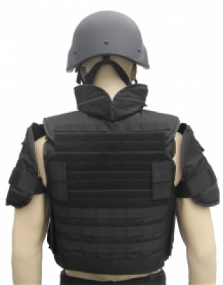 Eximius NIJ-3A (04) Gilet pare-balles tactique noir (5 pièces)