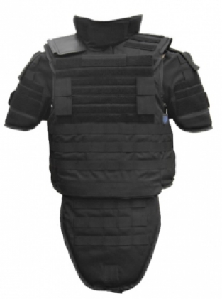 Eximius NIJ-3A (04) Gilet pare-balles tactique noir (5 pièces)