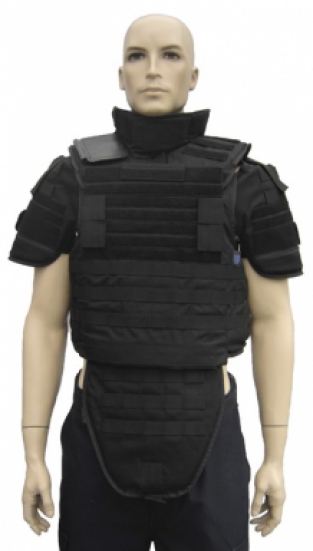 Eximius NIJ-3A (04) Gilet pare-balles tactique noir (5 pièces)