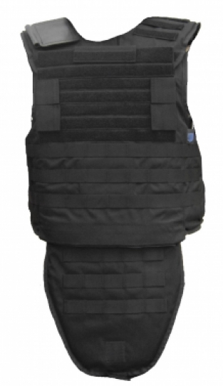 Eximius NIJ-3A (04) Gilet pare-balles tactique noir (5 pièces)