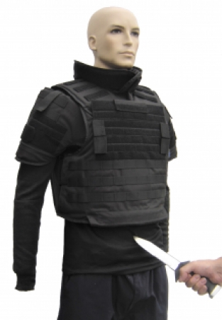 Eximius NIJ-3A (04) Gilet pare-balles tactique noir (5 pièces)