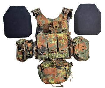 Noodpakket oorlog 72h noodrugzak Flecktarn PC klasse 4