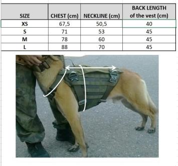 Kugelsichere Weste Hund schutzweste NIJ-3A Sioen