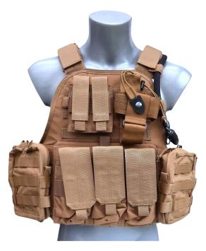 Coyote plate carrier klasse 4 + zijplaten + actief set 0101.04 Operator