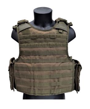QPC Oliv plate carrier klasse 4 met zijplaten SA