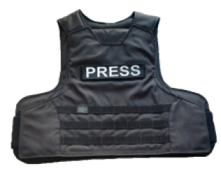 Rhino PRESS NIJ-4 SA met 3a MT-PRO  kogelvrij vest zwarte