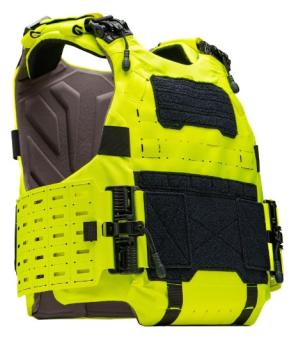 Medic gilet pare-balles porte-plaques 3A jaune fluo TG-CIBV Cataphract
