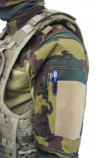 2XL - Snijwerende combat shirt UBAC Woodland Spec-Coolmesh VBR-Belgium