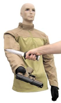 M - Cut-resistant combat shirt UBAC Khaki Spec-Coolmesh VBR-Belgium