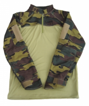 2XL - Snijwerende combat shirt UBAC Woodland Spec-Coolmesh VBR-Belgium