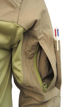 M - Cut-resistant combat shirt UBAC Khaki Spec-Coolmesh VBR-Belgium