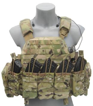 DCS AK 7.62 Multicam klasse 4 plate carrier open bungee Stand Alone