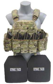 DCS AK 7.62 Multicam klasse 4 plate carrier open bungee Stand Alone