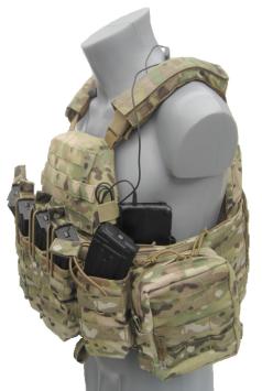 DCS AK 7.62 Multicam klasse 4 + zijplaten plate carrier open bungee