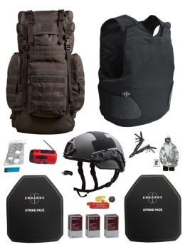 Kit d'urgence guerre Deluxe NIJ-4-ICW casque pare balle