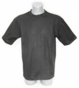 Fire resistant and cut resistant black single-layer aramid T-shirt VBR-Belgium